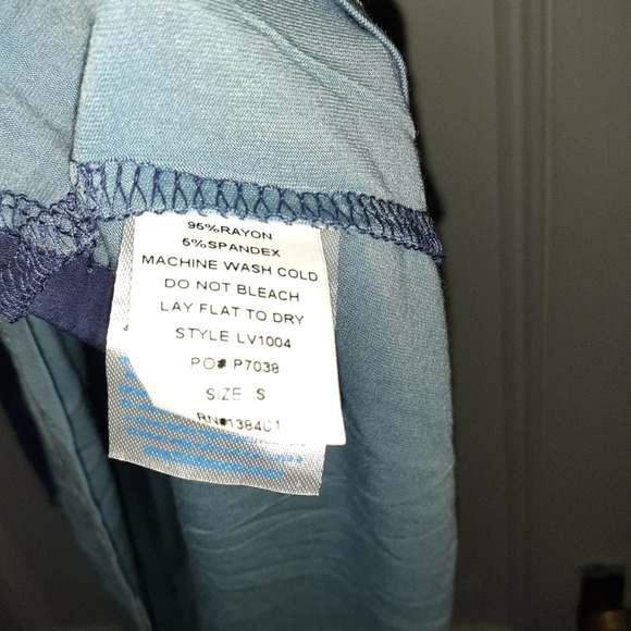 Blue color block cutout oversized tee S J Love - Picture 5 of 6